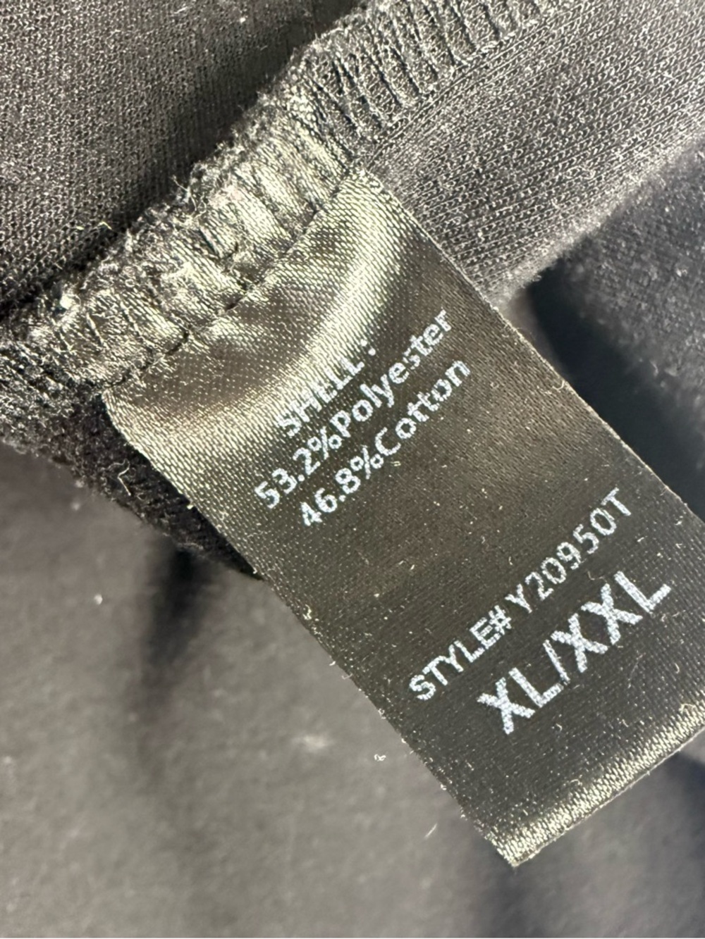 Pomander Place Easy Polo Swing Sweatshirt Black XL/XXL Oversized - Picture 3 of 5